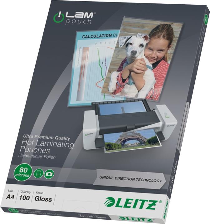 Actual product image Leitz Laminating foil (A4, 100 Piece, 80 µm)