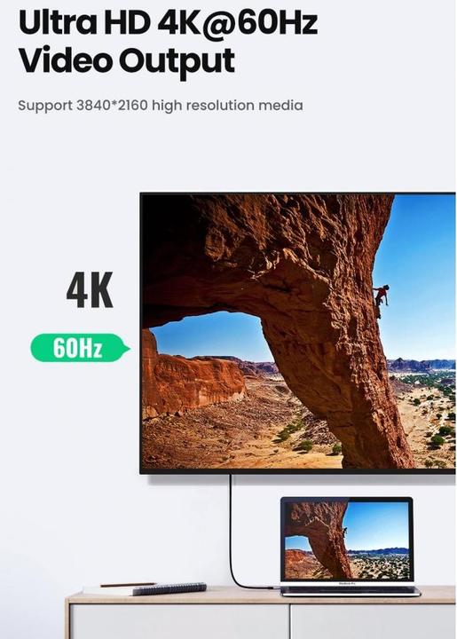Produktbild Ugreen USB C – USB C (1 m, USB 3.2 Gen 2)