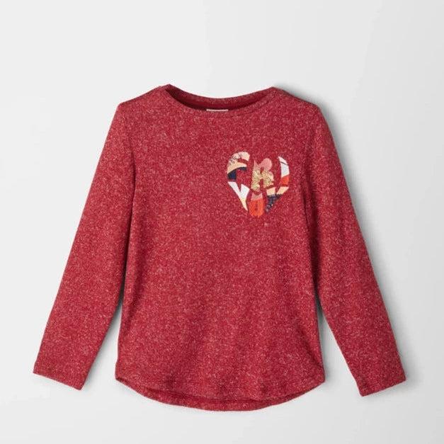 S.Oliver langarm Shirt mit Pailletten