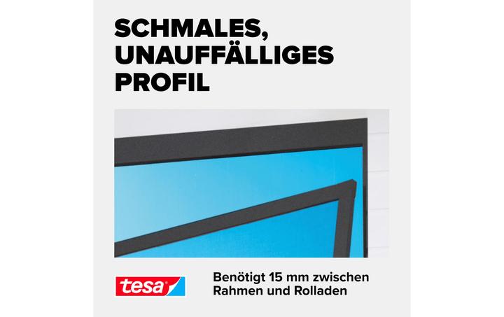 Produktbild tesa Insektenschutz Alu COMFORT für Türen, Insektengitter (100 x 220 cm)