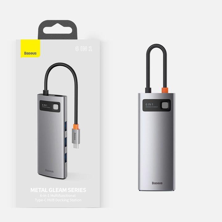 Produktbild Baseus Metal Gleam (USB-C, 6 Ports)