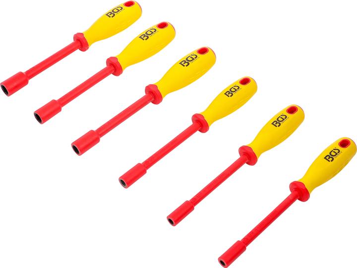Immagine prodotto BGS Serie di cacciaviti e chiavi a bussola per elettricisti esagonale 5,5 - 12 mm 6 pz. (esagono)