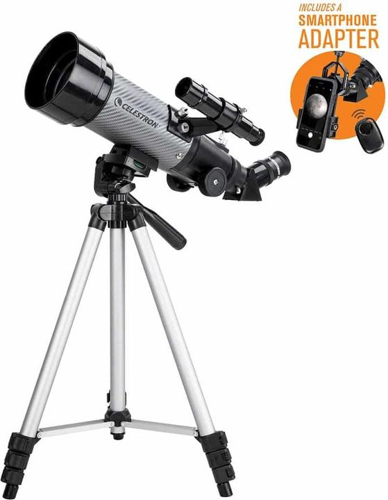 Immagine prodotto Celestron Travelscope 70 DX Rifrattore Nero, Grigio
