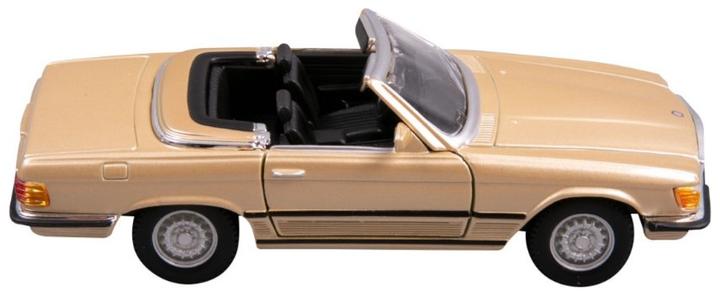 Actual product image Bburago 18-43056 Mercedes 450 SL1977 κλίμακα 1:32 μεταλλικό (Asst.18/43100,18/43000) κρεμ για ηλικίε