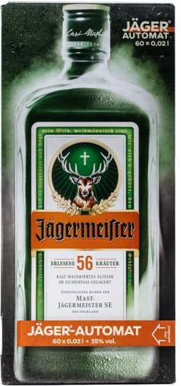 Image du produit Jägermeister Distributeur automatique de liqueur aux herbes DUPLIKAT (60 x 2 cl)