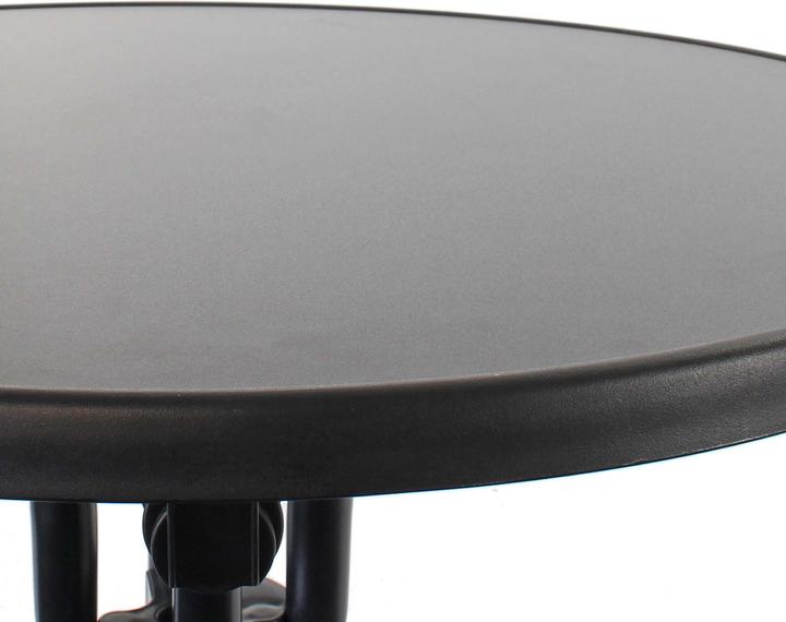 Actual product image Wiltec Toboli folding bistro table black Ø 80 cm high table bar table party table round