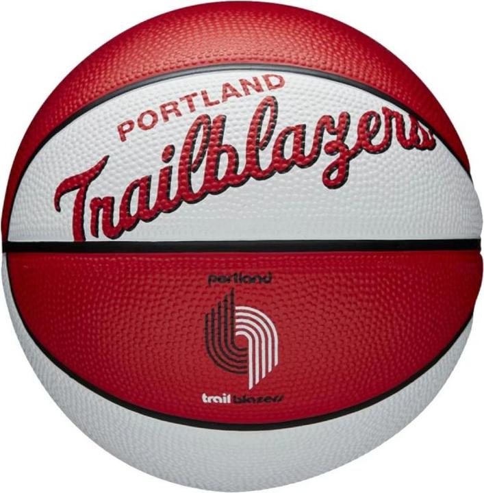 Actual product image Wilson Nba Team Retro Basketball Mini Por Blazers