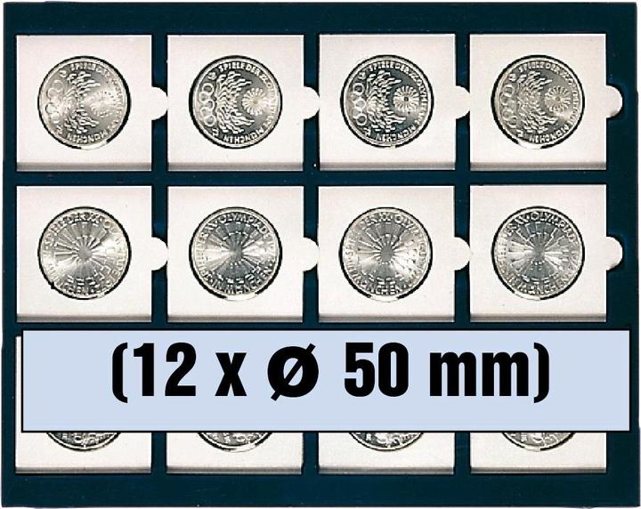 Produktbild Safe Tableau für 12 MünzRähmchen 50 x 50 mm oder Münzen bis 50 mm Ø