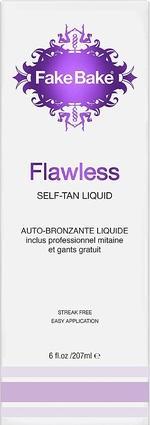Actual product image Fake Bake FAKE BAKE Flawless Self-Tan Liquid samoopalacz w płynie 177ml + rękawica (Self tanning serum, 177 ml)