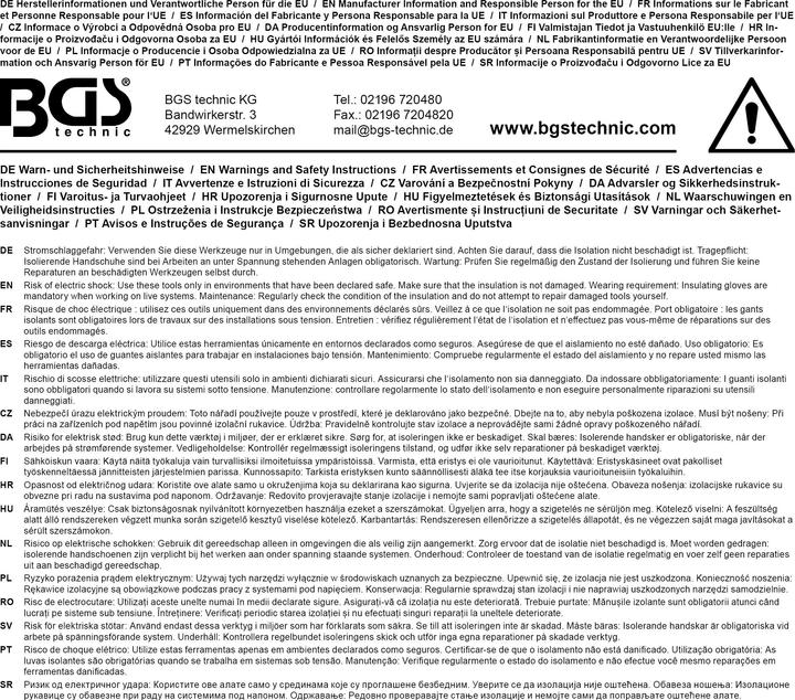 Immagine prodotto BGS Serie di cacciaviti e chiavi a bussola per elettricisti esagonale 5,5 - 12 mm 6 pz. (esagono)