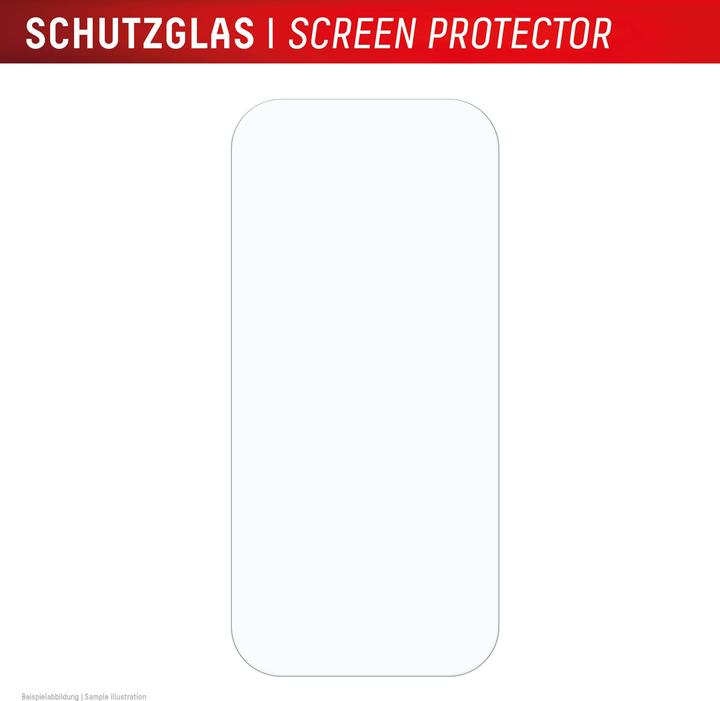 Actual product image Displex Real Glass, 2D Panzerglas + Handyhülle (1 Piece, Apple iPhone 16 Pro)