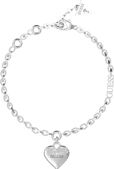 Actual product image Guess Falling In Love Romantic Steel Bracelet JUBB02229JWRH - Dimension: 14.5 - 18.5 cm - S (14.60 cm, Stainless steel)