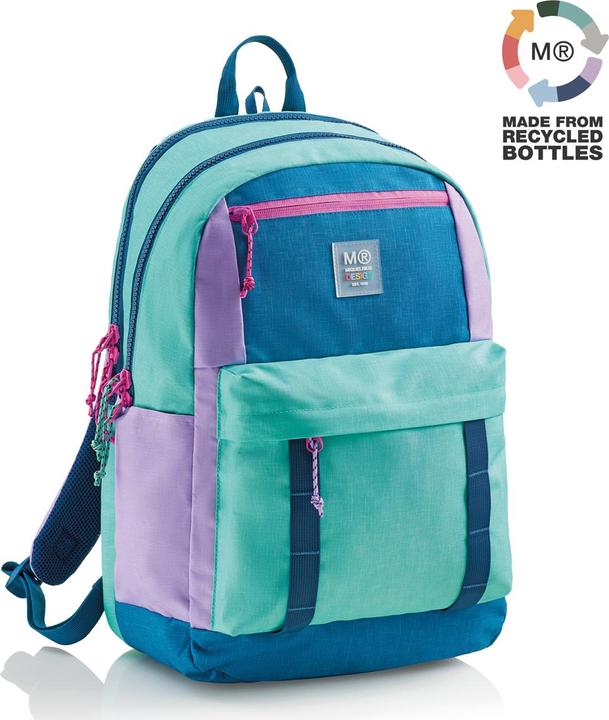 Produktbild Miquelrius Rucksack Triple Amsterdam Recy 28l 3 Fächern lila (28 l)