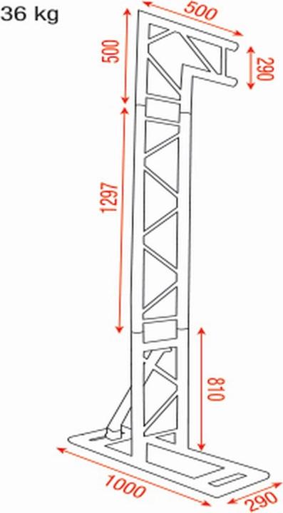 Immagine prodotto Showtec Mobile DJ Truss Stand