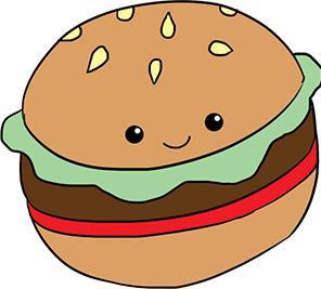Actual product image Squishable Hamburger 18cm