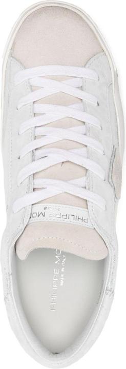 Produktbild Philippe Model sneakers prsx low in laminated leather silver (40)