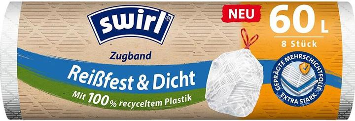 Swirl SWI Müllbtl.60l m.Zugband 8st (8 x, 60 l)