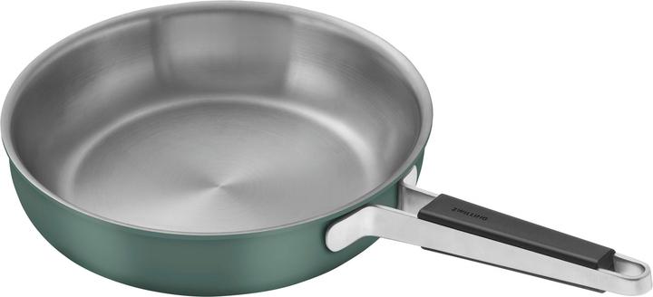 Image du produit Zwilling Pure poêle à frire sans revêtement 28cm vert (28 cm, Poêle à frire, Acier inoxydable)