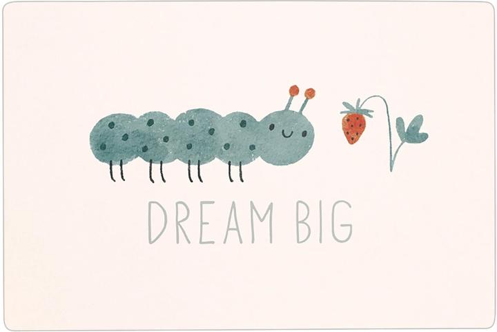 Zeller Present Tischset Dream big Raupe 45x30 cm (1 x, 45 x 30 cm)