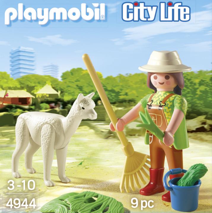Produktbild Playmobil Tierpflegerin mit Alpaka (4944, Playmobil City Life)