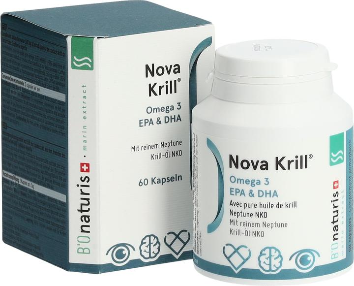 Actual product image Novakrill Krill oil capsule 500 mg (60 Piece, Capsules, 70 g)