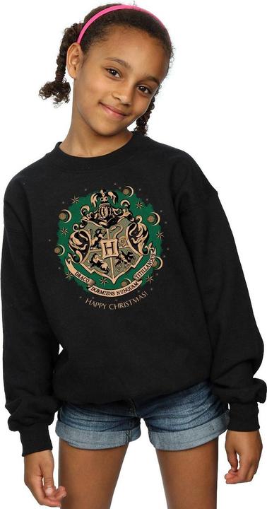 Actual product image Girls Christmas Wreath Sweatshirt (104)