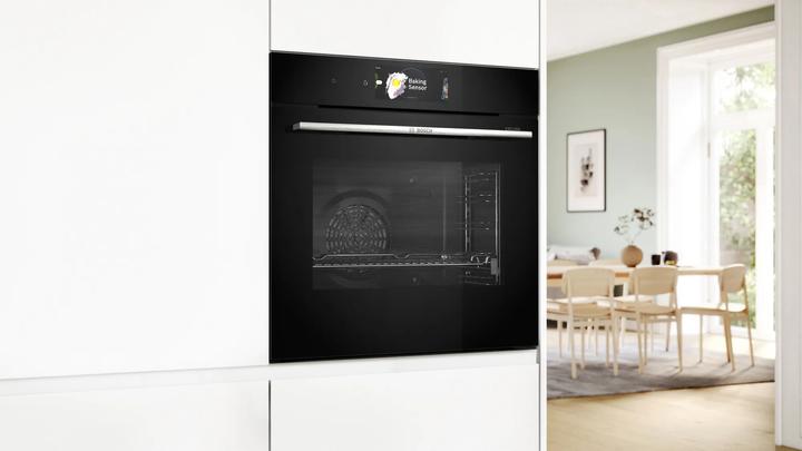 Produktbild Bosch Hausgeräte Serie 8, Einbau-Backofen, 60 x 60 cm, Schwarz, HBG778NB1