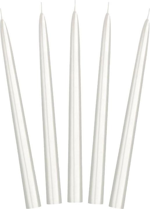 Actual product image Partydeco Candlestick Candle White 24cm - (10pcs.) (10 pcs.)