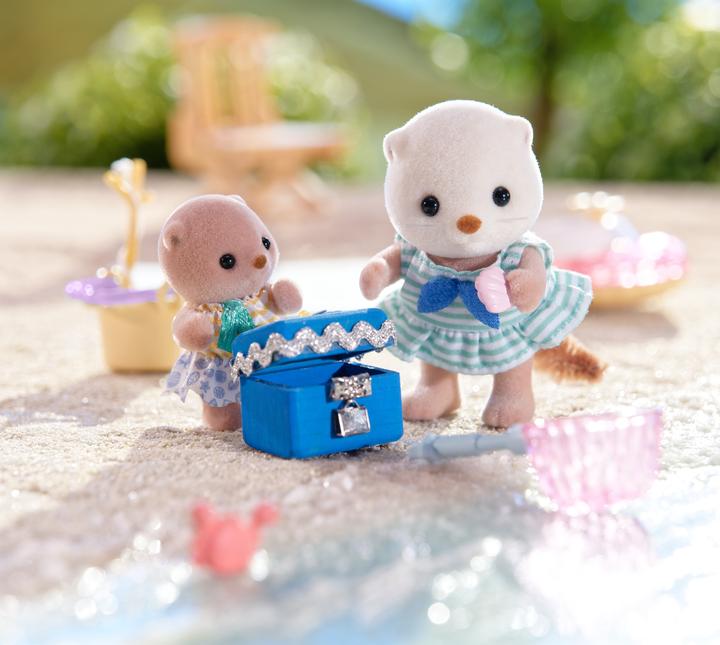 Actual product image Sylvanian Families Sea otter snorkel playset