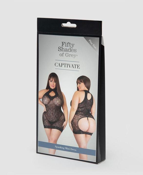 Produktbild Fifty Shades of Grey Captivate Plus Size Mini Dress One Size Curve - Black (3XL)
