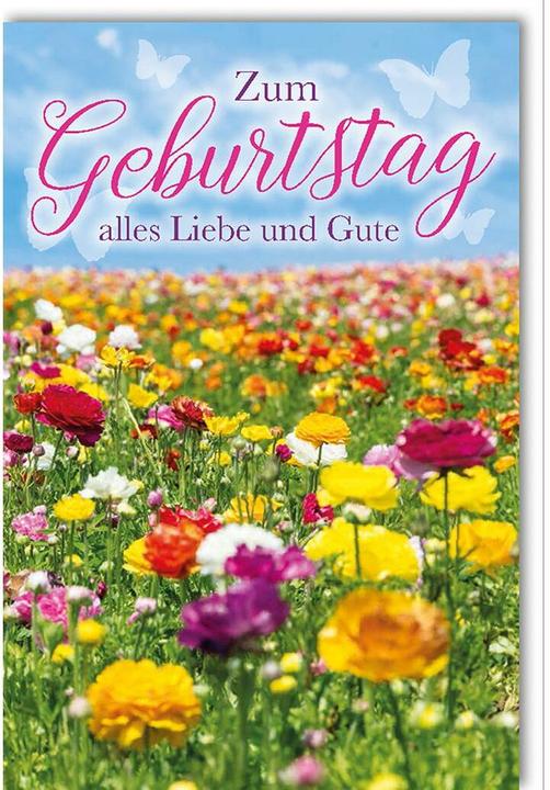 Braun + Company Carte d'anniversaire Pré fleuri (1 pcs)