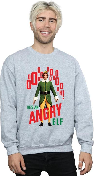 Actual product image Elf Mens Angry Sweatshirt (XL)