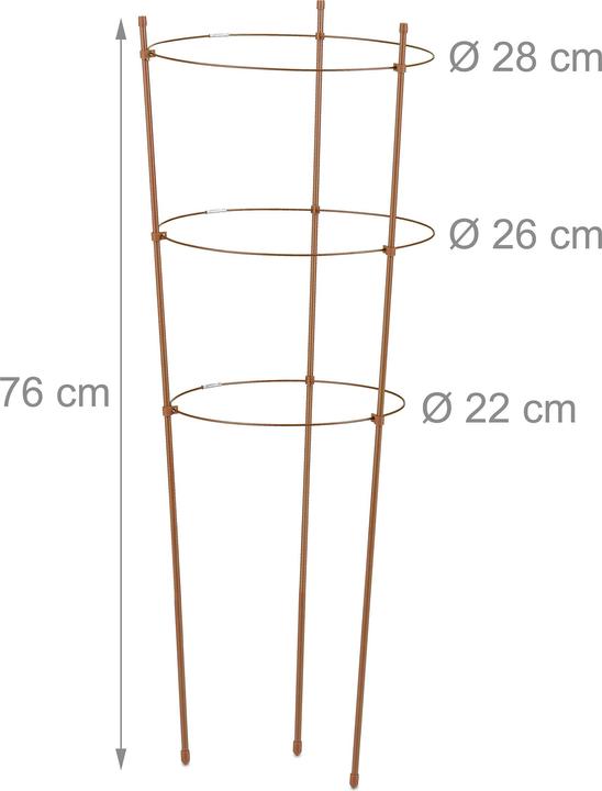 Immagine prodotto Relaxdays 6x aiuti per l'arrampicata (28 cm, 28 cm)