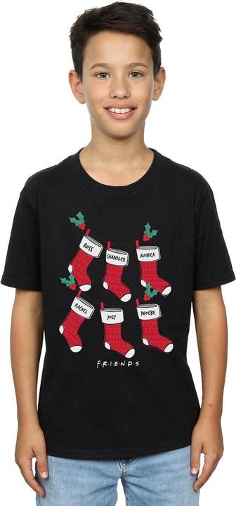 Actual product image Friends Boys Christmas Stockings T-Shirt (152, 158)