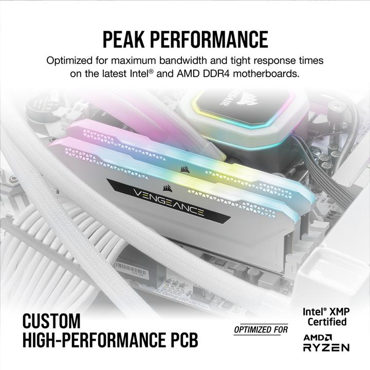 Actual product image Corsair Vengeance RGB Pro SL (4 x 8GB, 3200 MHz, DDR4-RAM, DIMM)