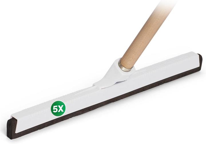 Actual product image Novaliv 5X Wasserabzieher Boden Dusche Auto mit Holzstiel Kunststoff 43cm I Duschabzieher Abzieher D