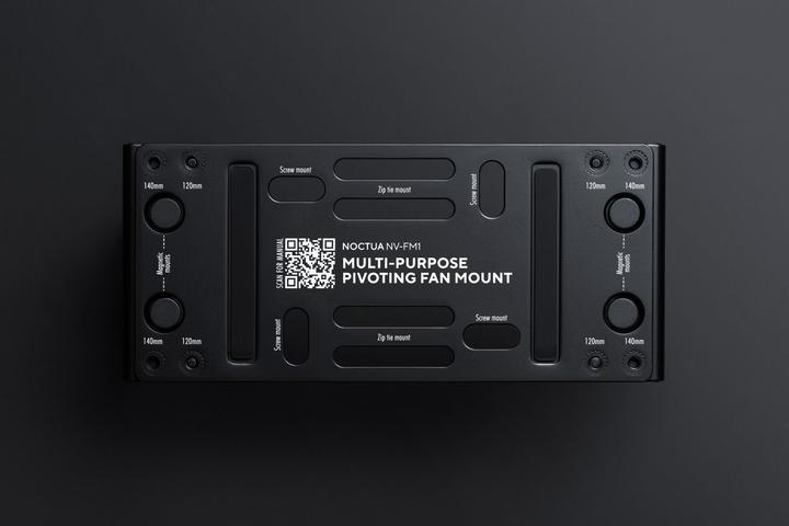 Image du produit Noctua Support de haut-parleur polyvalent NV-FM1 (noir (mat), articulation 360?)