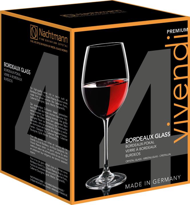 Immagine prodotto Nachtmann Vivendi (76.30 cl, 1 Occhiali, Bicchieri da vino rosso, Bicchieri da vino bianco)