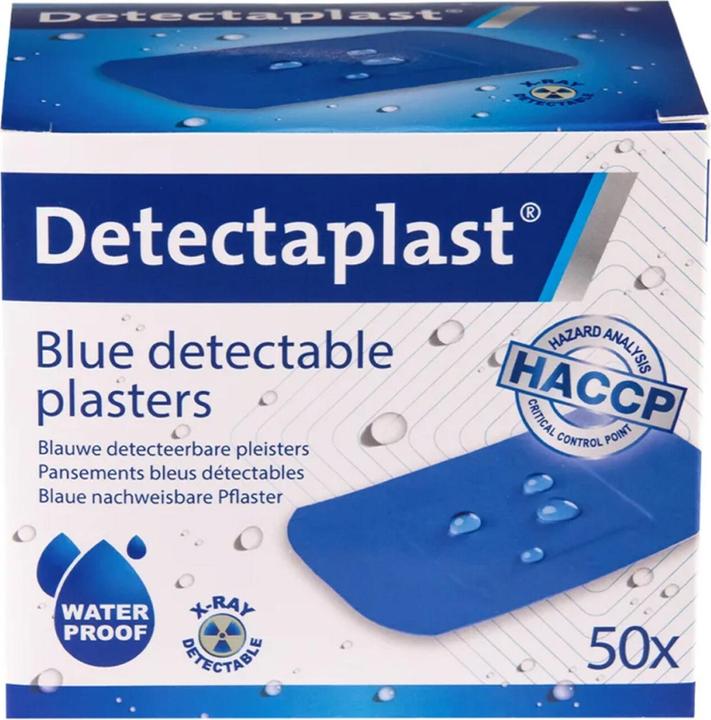 Produktbild Detectaplast X-Ray Universalpflaster, Röntgen- und Metalldetektierbar 50x72 mm 50Stk (50 x)