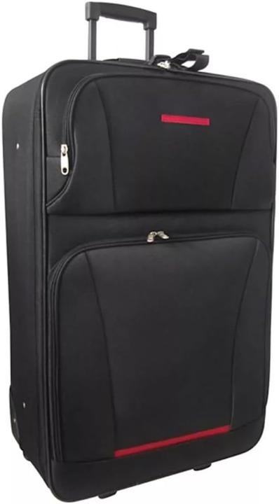 Image du produit Yorten Set de valises de voyage, 5 pièces, noir (Bagage à main (jusqu'à 50l), M (50 - 90l), L (90 - 115l))