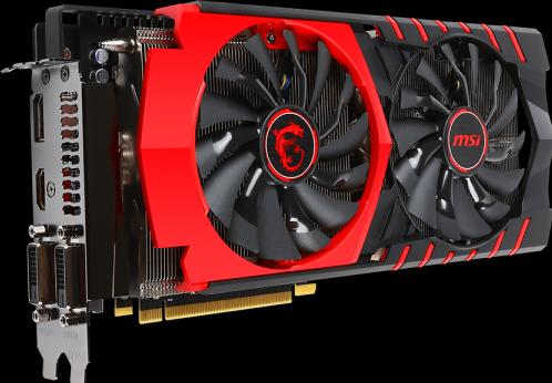 Actual product image MSI R9 390X Gaming 8G (8 GB)