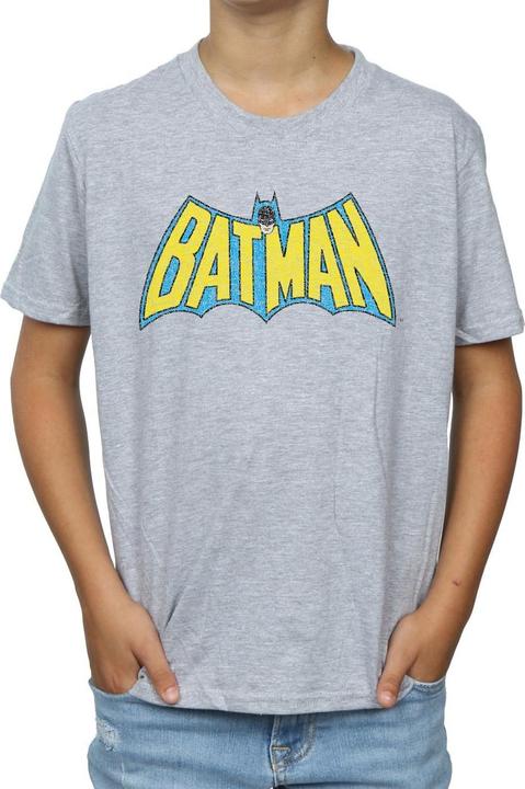 Actual product image Boys Batman Crackle Logo T-Shirt (140, 146)
