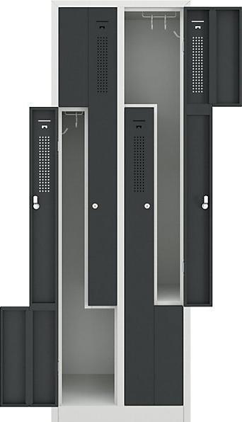 Produktbild eurokraft basic Z-Schrank (59 cm, 180 cm)