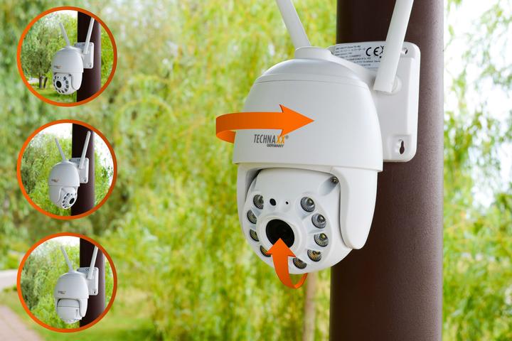 Image du produit Technaxx 3MP WIFI PT DOME CAMERA TX-192 (2304 x 1296 Pixels)