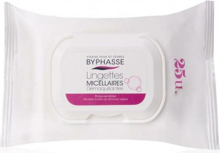 Produktbild Byphasse TOALLITAS DESMAQUILLANTES solución micelar 25 u (Puder)