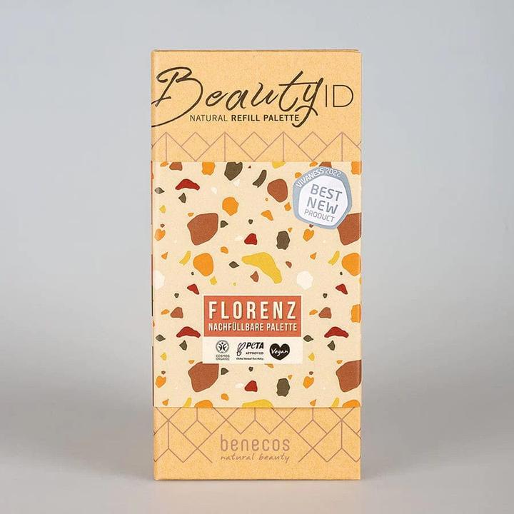 Produktbild Benecos BIO-Palette Large Florence - 18g - Beauty ID (Bright Woods, Matt Desert, Muddy Olive, Rusty Copper, Tuscany Please)