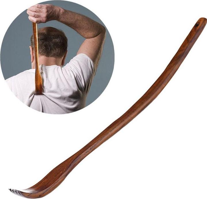 Produktbild Cbx Handgefertigter Rückenkratzer aus Holz – 45 cm