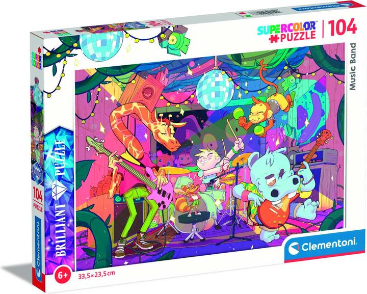 Produktbild Clementoni 104 piece puzzle Brilliant - Music Band (104 Teile)