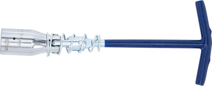 Image du produit BGS Clé pour bougies d’allumage avec poignée T, ressort articulé 16 mm / 21 mm
