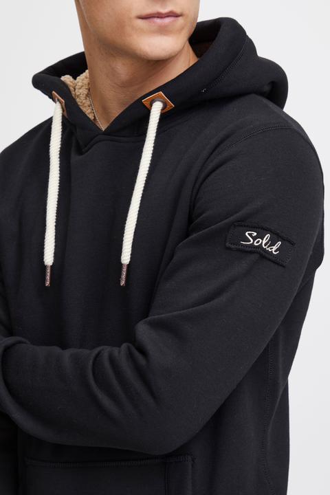 Image du produit Solid TripHood Pile Sweat À Capuche Avec Peau De Mouton Pull Hoodie Pour Homme (XL)